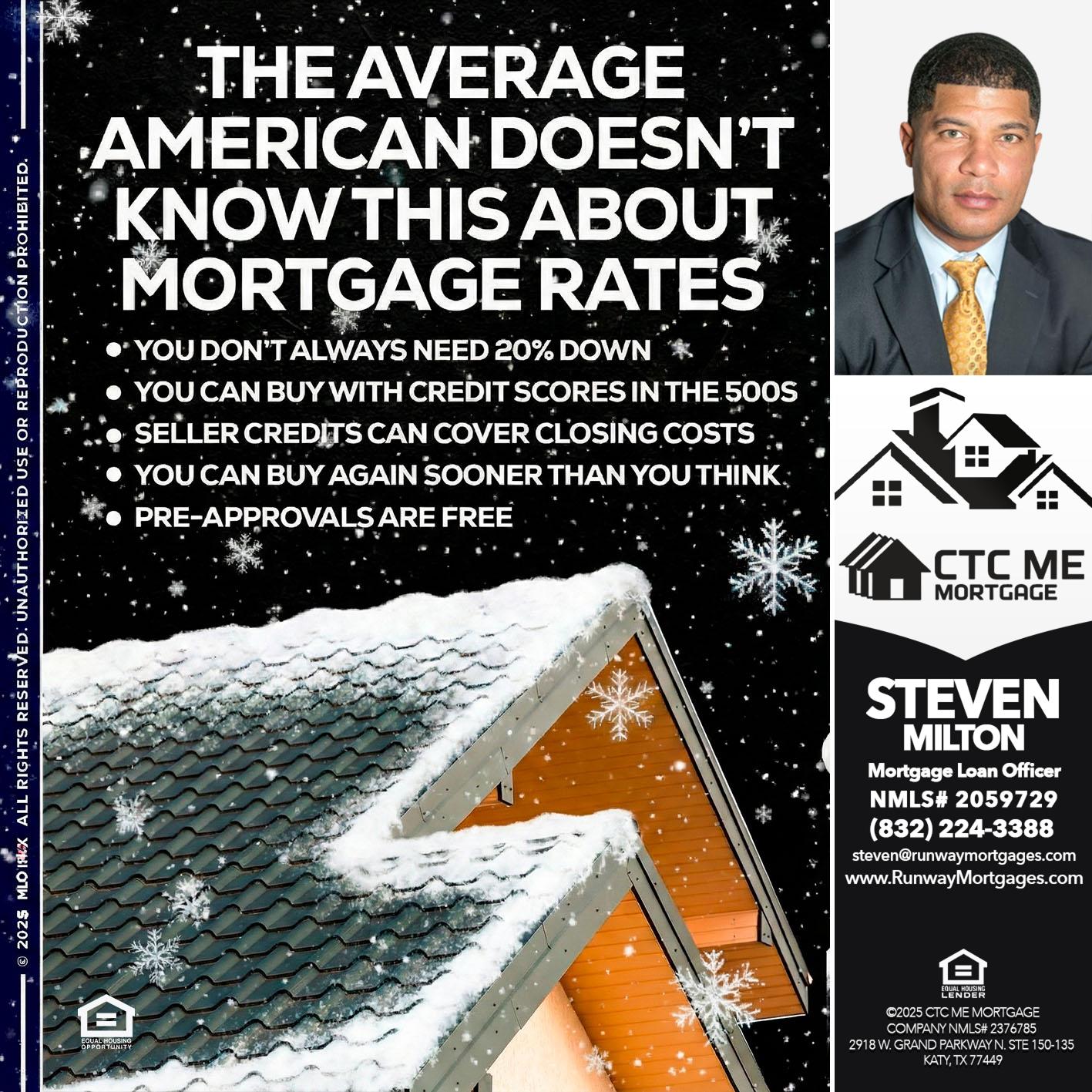 THE AVERAGE - Steven Milton -Mortgage Loan Officer
