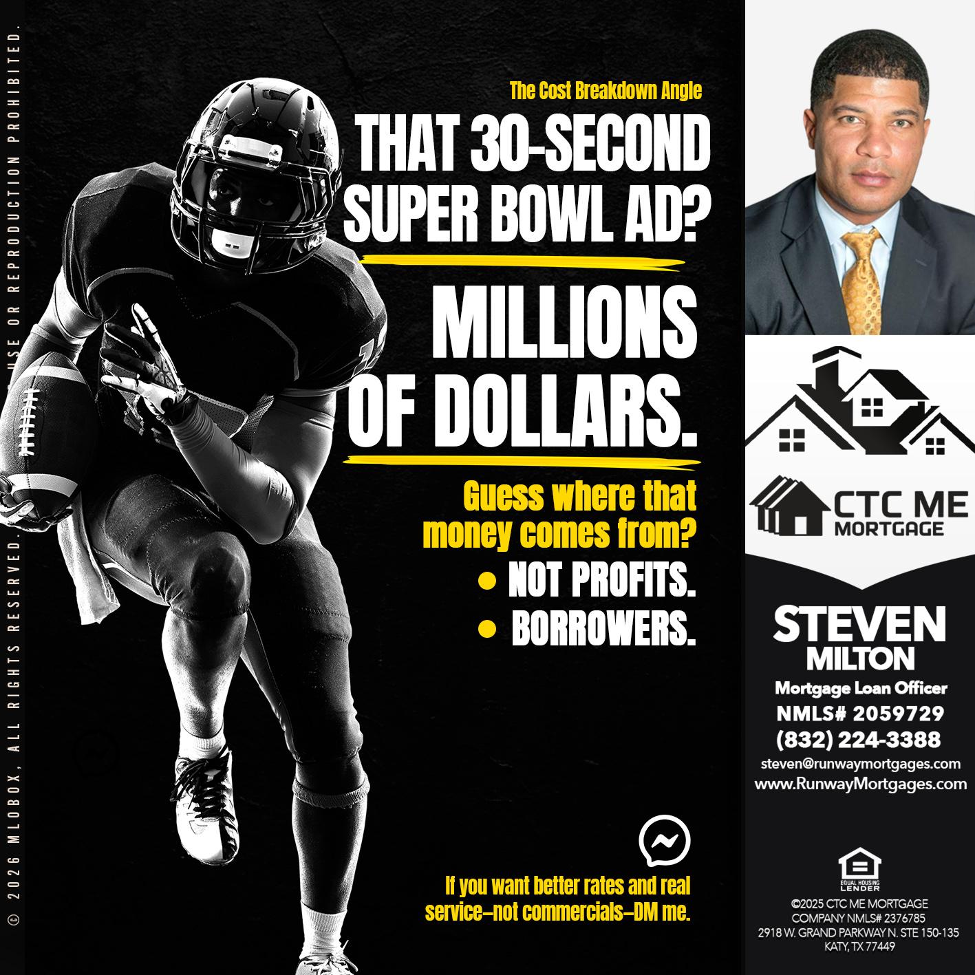 that 30 second - Steven Milton -Mortgage Loan Officer