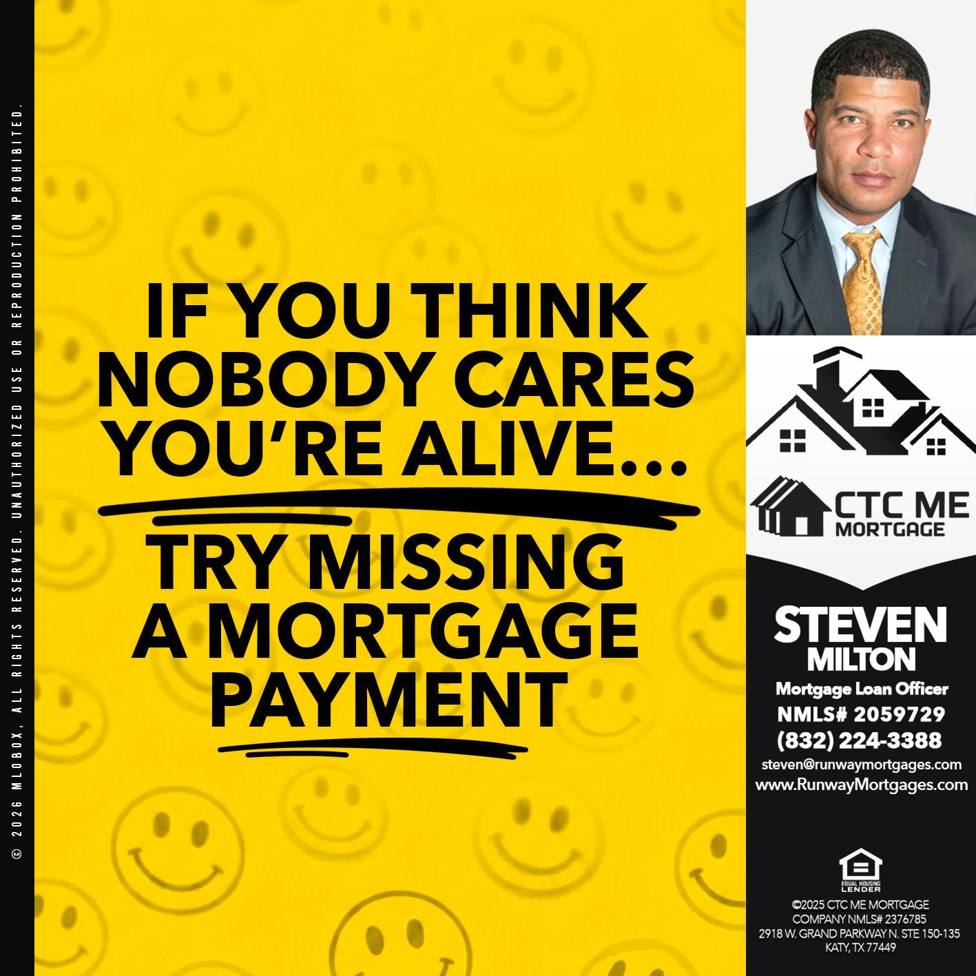 if you think - Steven Milton -Mortgage Loan Officer
