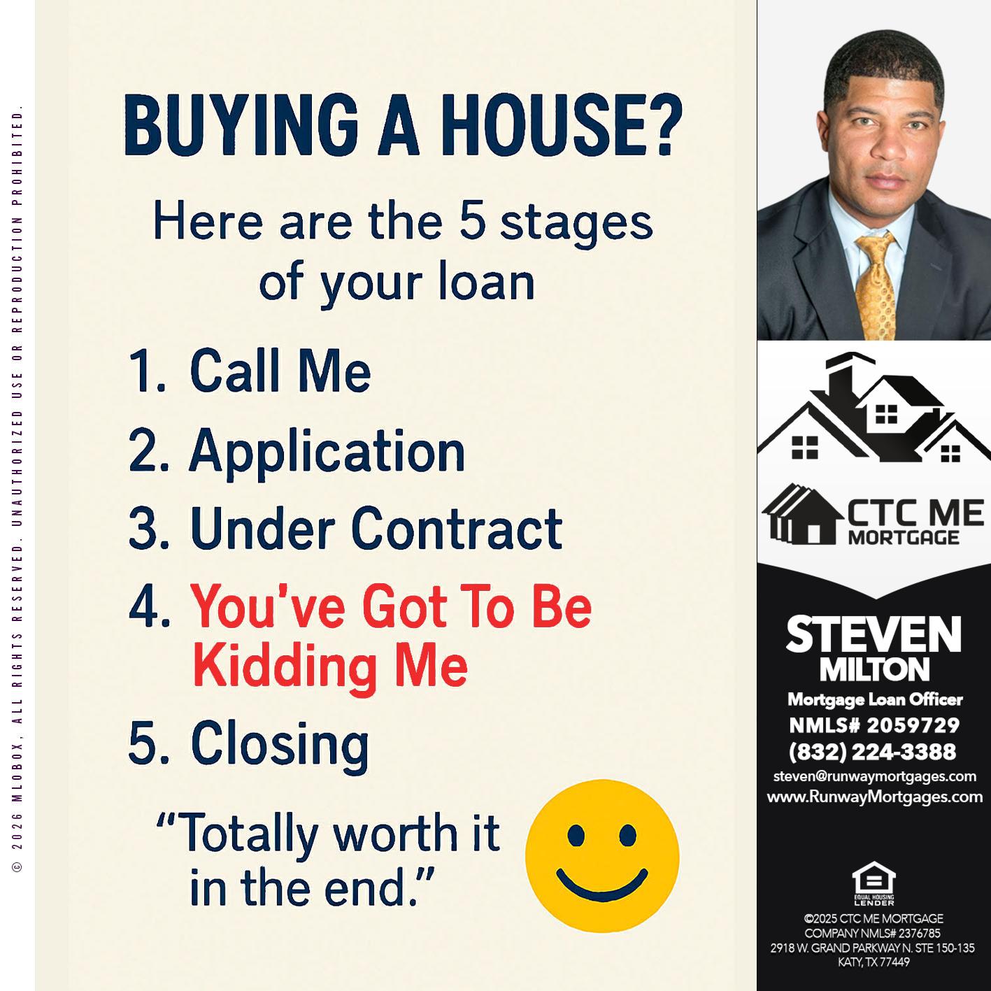 BUYING HOUSE? - Steven Milton -Mortgage Loan Officer