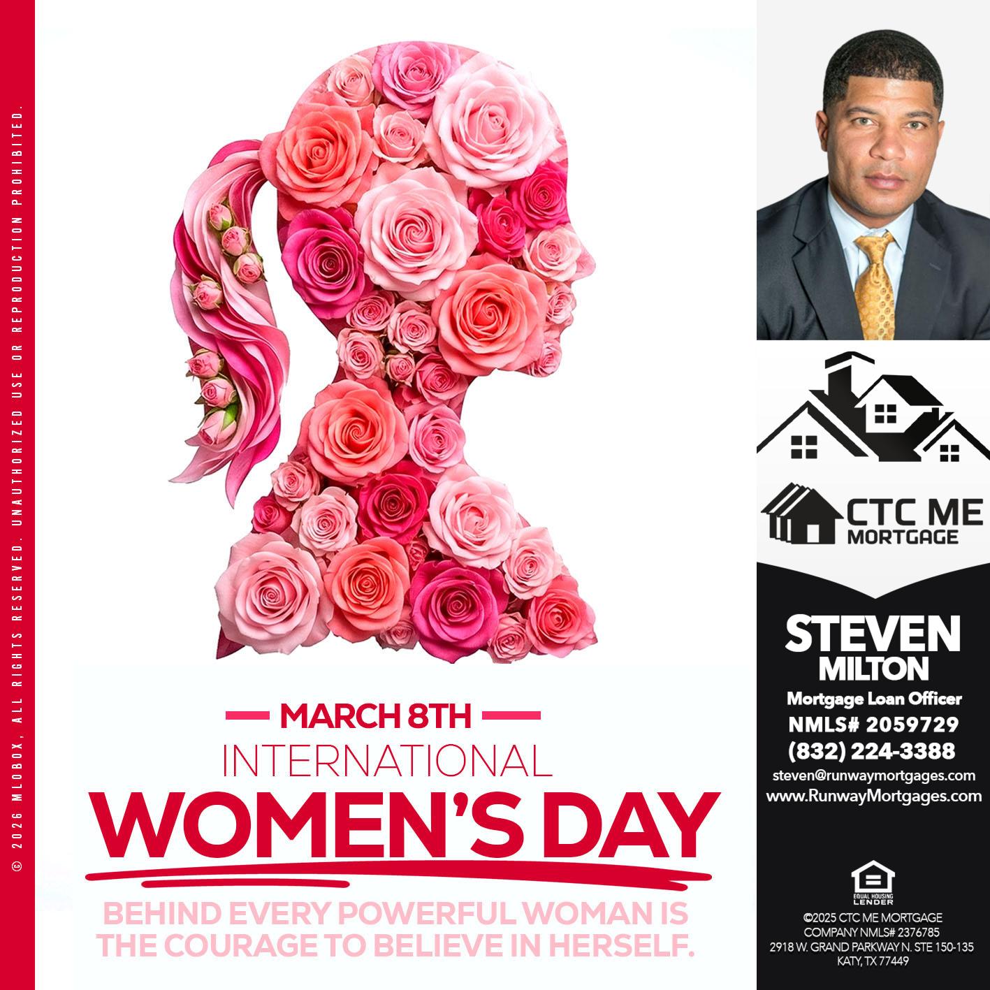 march 8th - Steven Milton -Mortgage Loan Officer