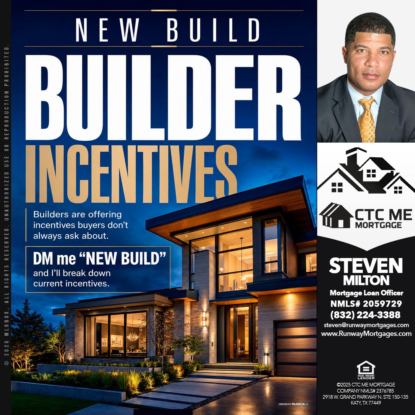 NEW BUILD - Steven Milton -Mortgage Loan Officer