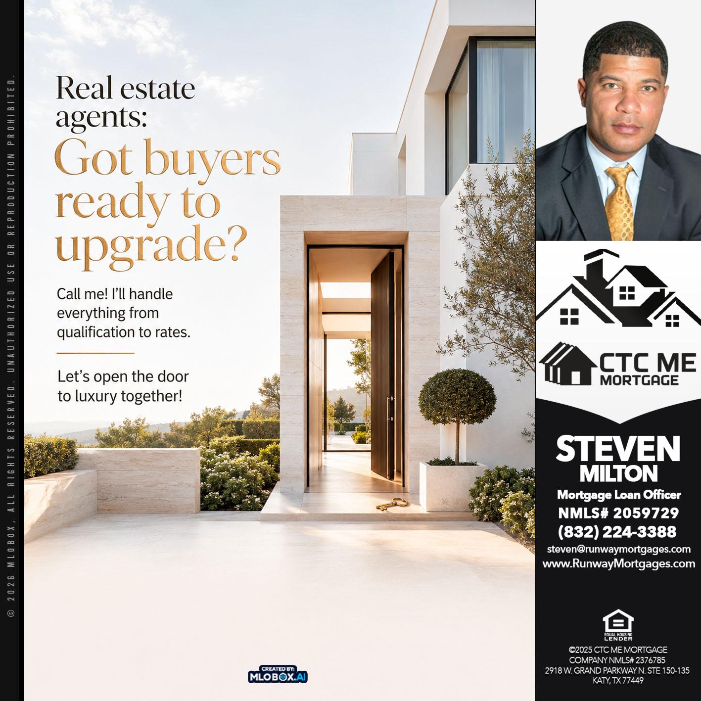 real estate agents - Steven Milton -Mortgage Loan Officer