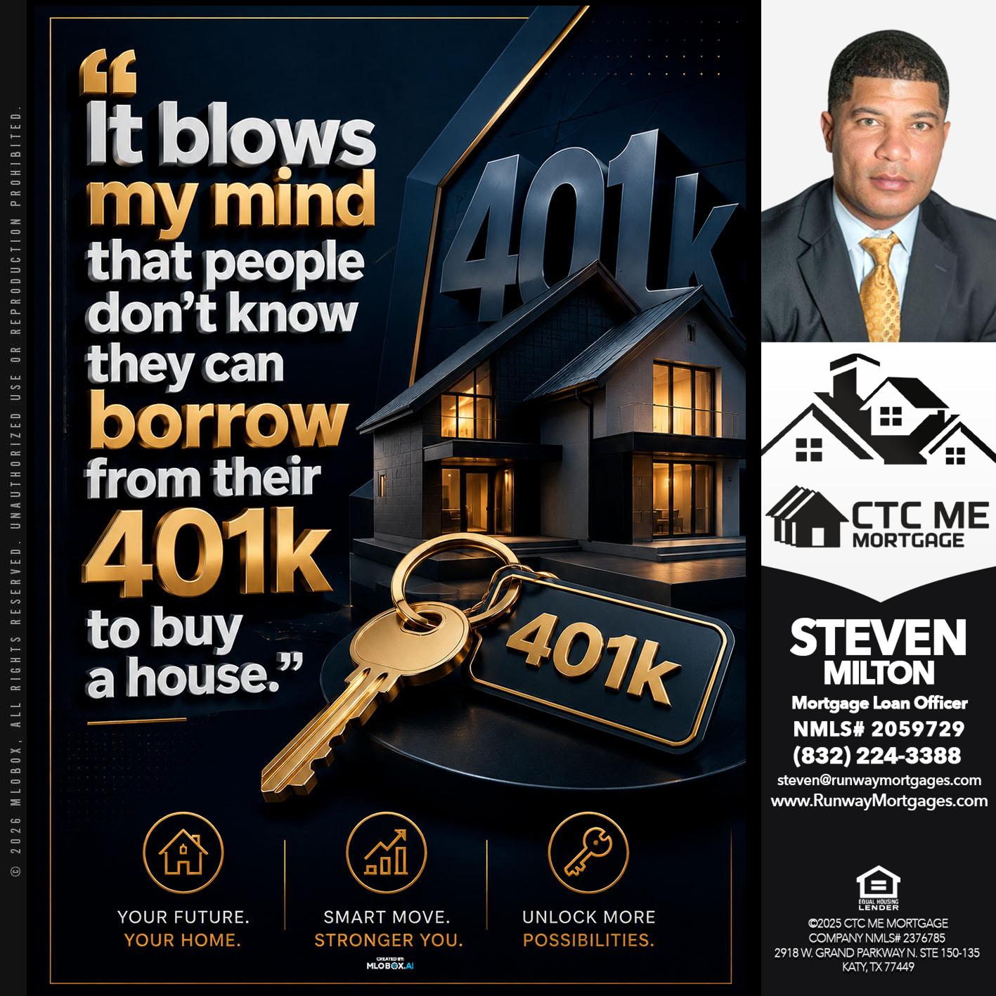 401K - Steven Milton -Mortgage Loan Officer