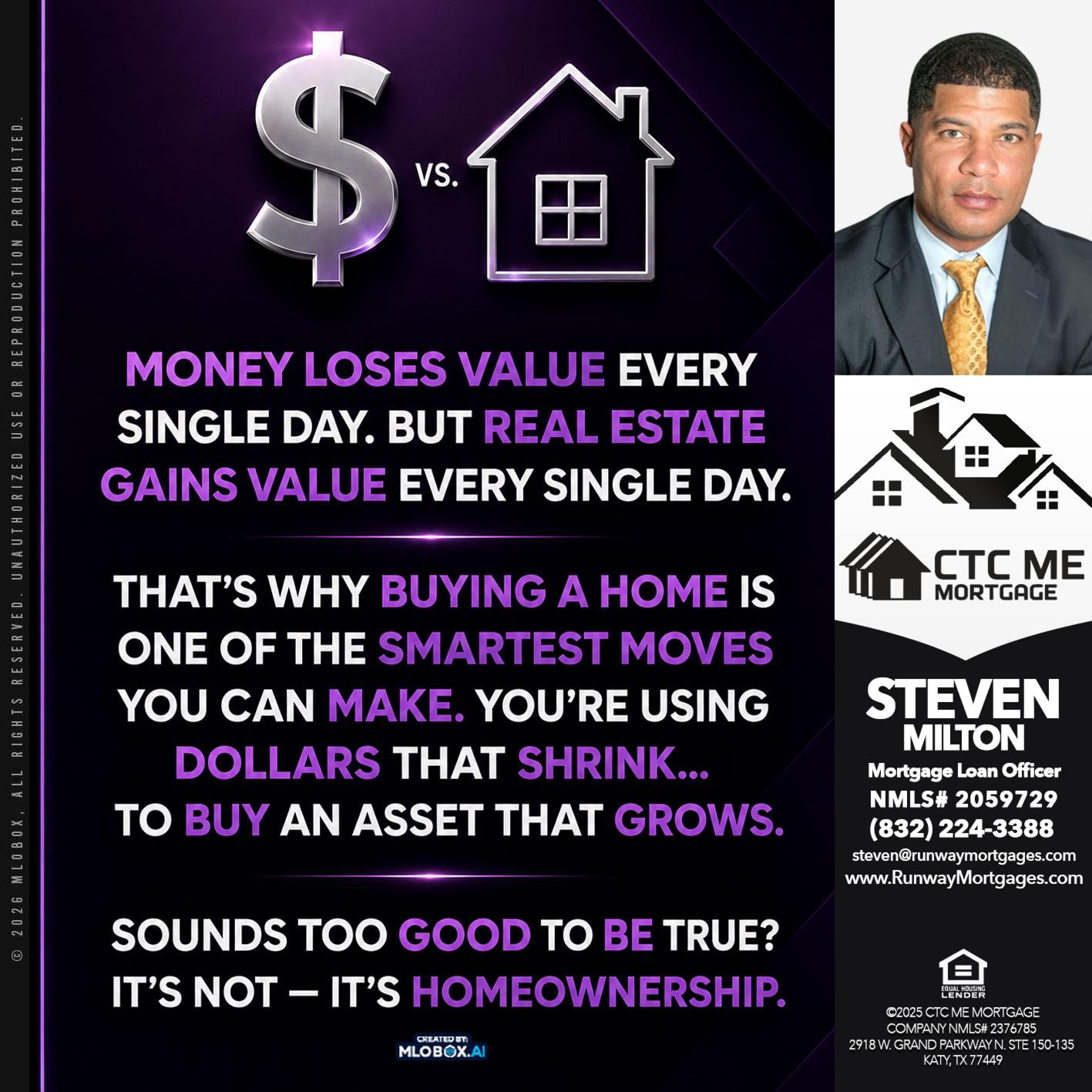 money loses - Steven Milton -Mortgage Loan Officer