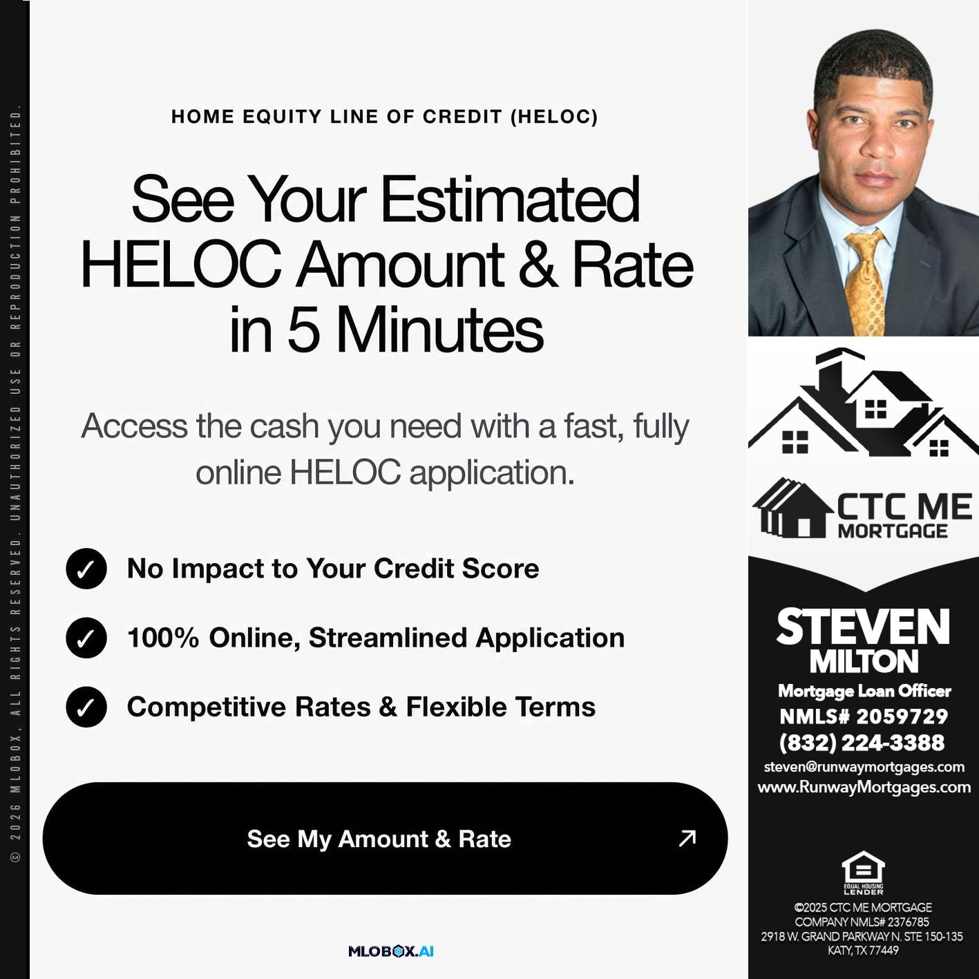 SEE YOU - Steven Milton -Mortgage Loan Officer